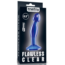 LoveToy Plug Flawless 14 x 4 cm Bleu